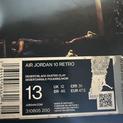 Jordan 10 Camo Sneaker