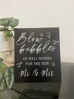 Wedding Event Party Wooden Sign 