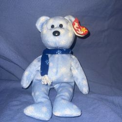 1999 Holiday Bear Beanie Baby