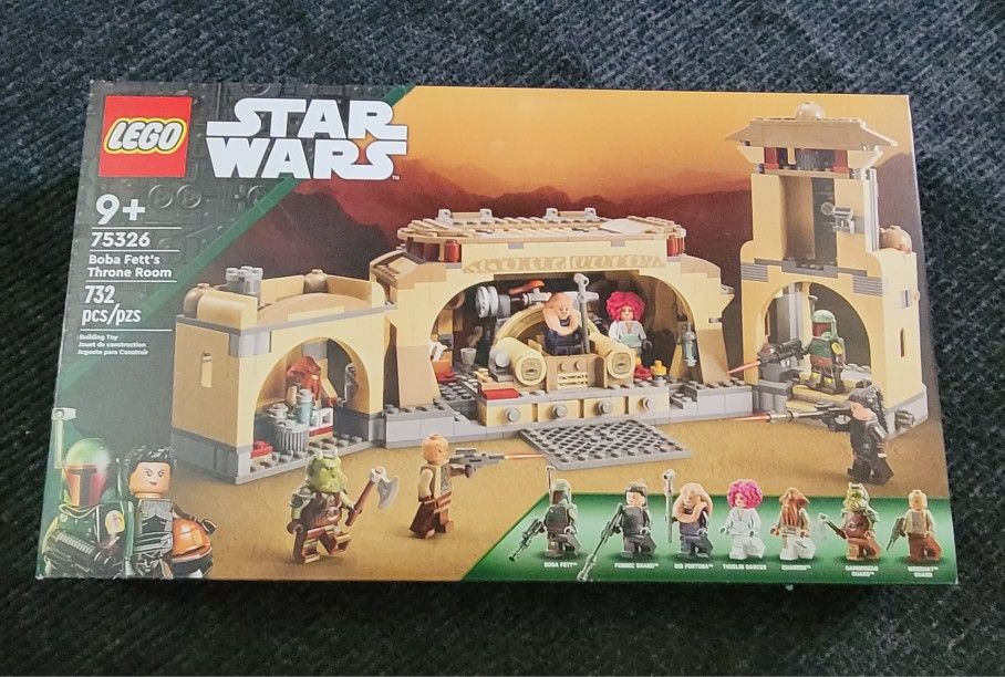 Brand New Lego Star Wars Boba Fett's Throne Room