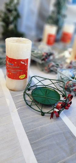 Christmas Candle Holder, Metal (15)