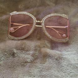 Rhinestone Sunglasses 