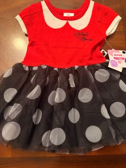 Disney Minnie Mouse Girls Tutu Dress