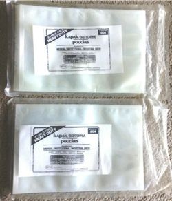 Kapak By Ampac 504 Food Saver 65 Heat Sealable Pouch 8"x12" 32 Oz vacuum packing