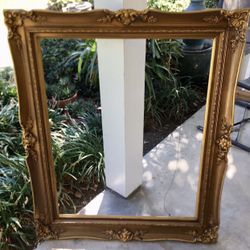 Vintage Gold Frame * Large 24 x 36 * Ornate / Solid Wood