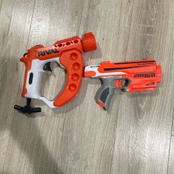 Nerf Gun Rival And Accustrike Lot
