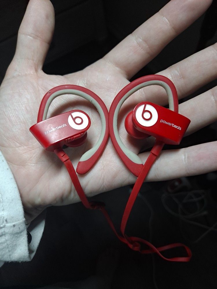 Beats By Dre Red Wireless Bluetooth Headphones