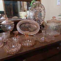 Pink Depression Glass