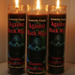 Against Black Magic Candle  Protection from Evil & Negative Energy