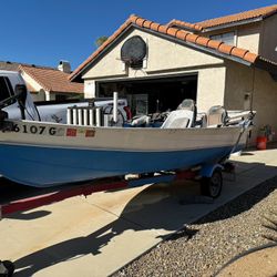 14ft Valco Aluminum Fishing Boat With Yamaha 9.9 4 Stroke