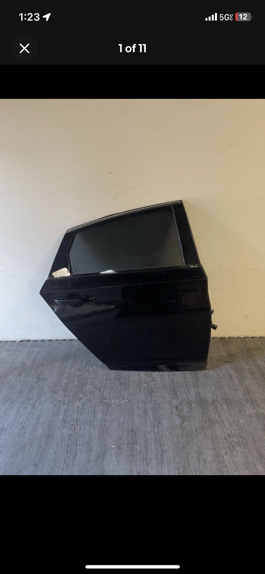 2018-2022 honda accord rear passenger door