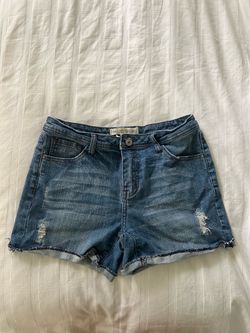 Blue Denim Jean Shorts