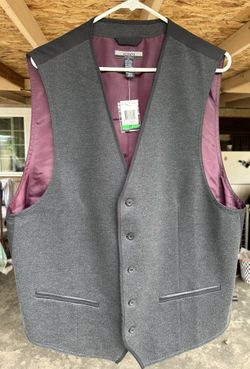 Men’s Alfani Suit Vest New With Tags Large Tall