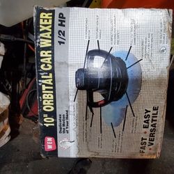 BRAND NEW VINTAGE MADE IN USA WEN 10 IN ORBITAL  CAR WAXER IN BOX, FIRM
