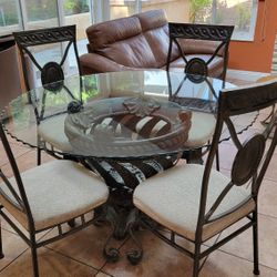 Glass Dining Room Set, 