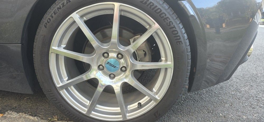 18x8.5 5x100 Wheels For TRADE (With Tires)