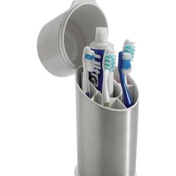 Stainless Steel  Storage .For Toothbrushes And Toothpaste Tube
