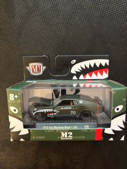 M2 Machines 1970 Ford Mustang Mach 1 351 S46 Green Shark 1:64