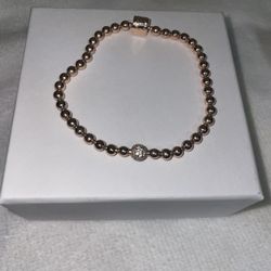 Pandora Beads &Pave Bracelet