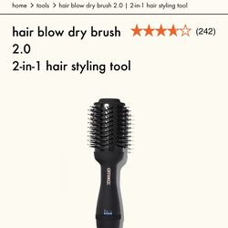 Amika dry brush 2 in hair styling tool like new