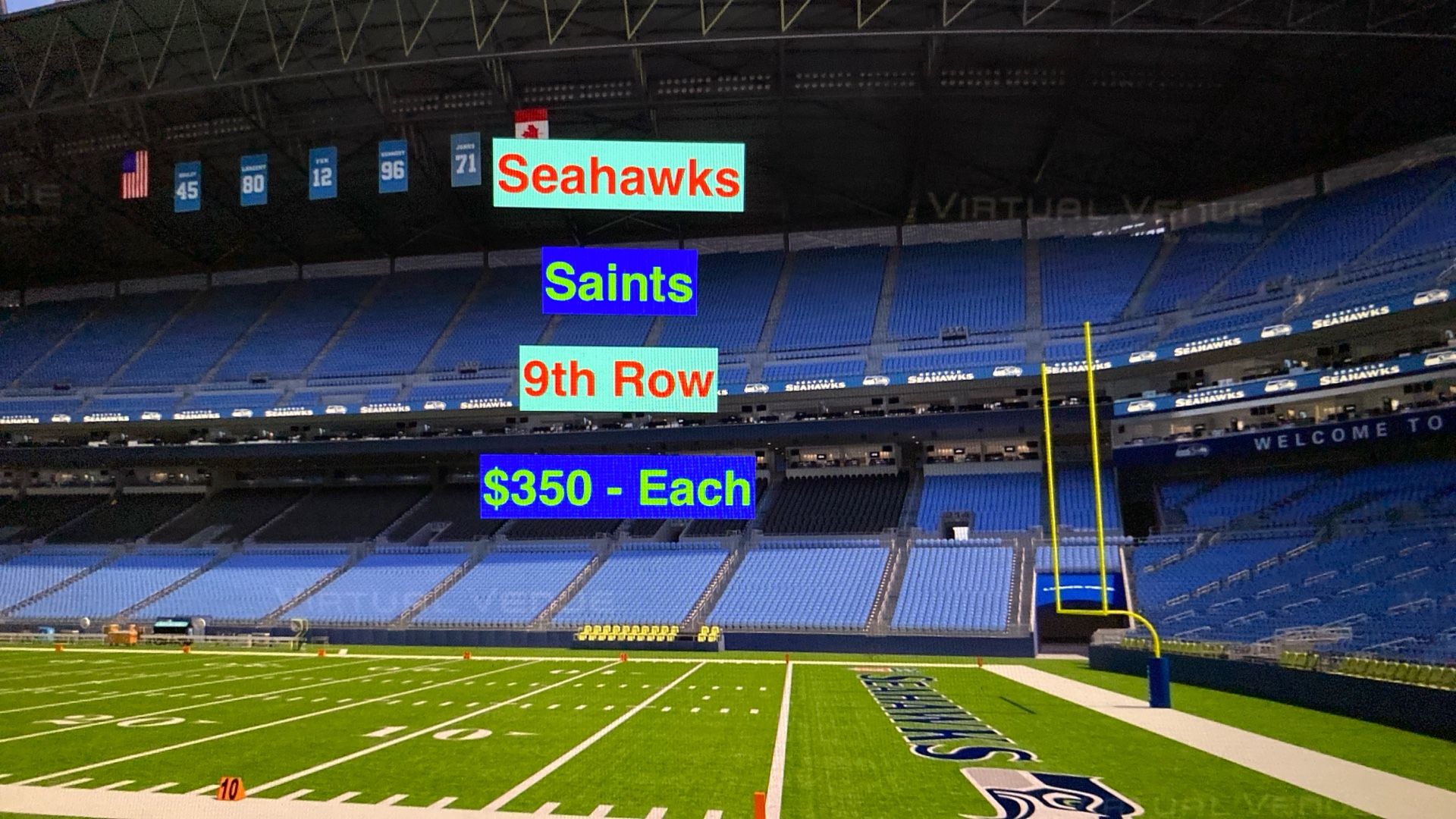 Seahawks Saints Tickets