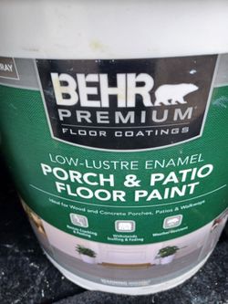 5 gallons porch & patio garage floor green paint