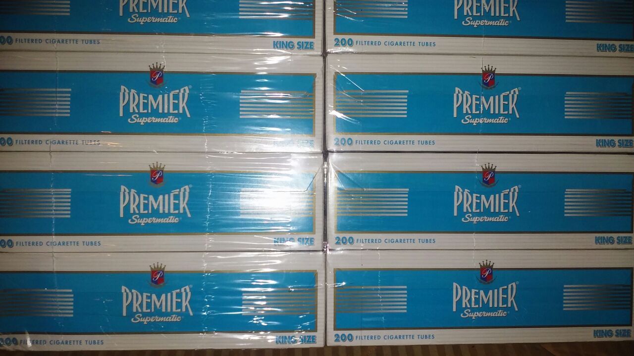 Premier supermatic filtered cigarette tubes