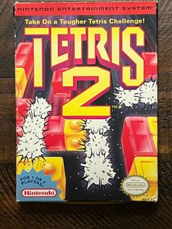 Tetris 2 complete set with box!!! Excellent condition!!! For NES!!!