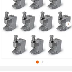 Junior Beam Clamp for 3/8 in. Threaded Rod in Electro Galvanized Steel (10-Pack