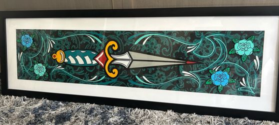 Custom painted Dagger