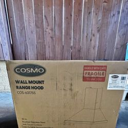 Cosmo 30” Wall Mount Range Hood – Brand New in Box