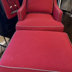 Chair and Ottoman 