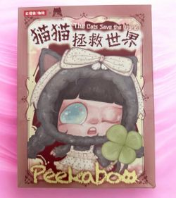 The ✨💗🐈Peekaboo - Cats Save The World Series Blind Box  ✨🐈‍⬛💜