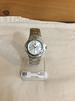 TAG HEUER SILVER WATCH