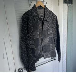 Louis vuitton Damier denim jacket for Sale in San Diego, CA - OfferUp