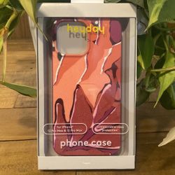 New Heyday iPhone 12 Pro Max & 13 Pro max Dark Pink & Orange phone case