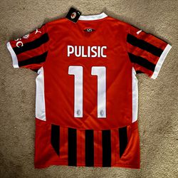 AC Milan 2024-2025 Home Jersey - Pulisic