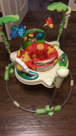Fisher price jumper..I washed the seat and it start to break but I think can be fixed..everything else is good