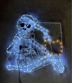 Halloween Decoration 62Inch Skeleton LED Lights Animated Function (New)