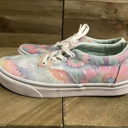 VANS Doheny Sneakers Tie Dye Women's Size 6.5 Lace Up Skate Shoes Sneakers