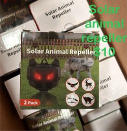 Solar Nocturnal Animal Repeller 6Pack - Effective Repellent Device for Coyote, Deer, Fox, Raccoon, Skunk - Powerful Outdoor Coyote Deterrent - Predato