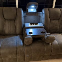 Reclining Sofa And Love Seat Set