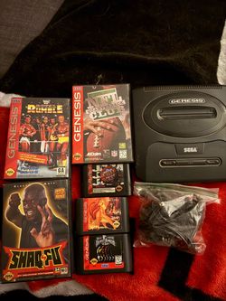 Sega Genesis Console with 6 Games Bundle