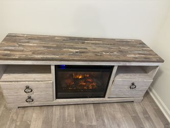 TV Stand With Electric Heater