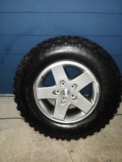 Spare Jeep Wheel 