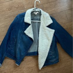 Sherpa Lined Jean Jacket