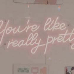 Cute Pink Neon Sign 