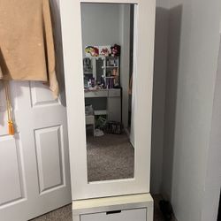 Standing Mirror, Closet, Drawers