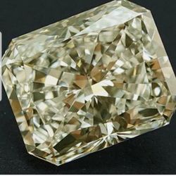 3.53 ct vvs1/10.56MM NEAR WHITE RADIANT LOOSE MOISSANITE FOR RING/PENDANT