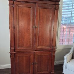 Wood Armoire By Hooker Furniture 
